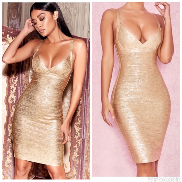 House of CB IMAN Bandage Dress - Picture 1 of 13